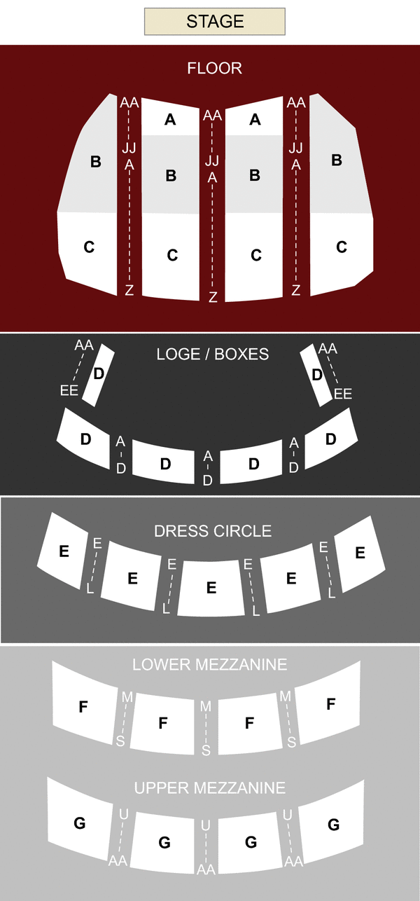 Orpheum Theater Sioux City Sioux City, IA seating chart and stage